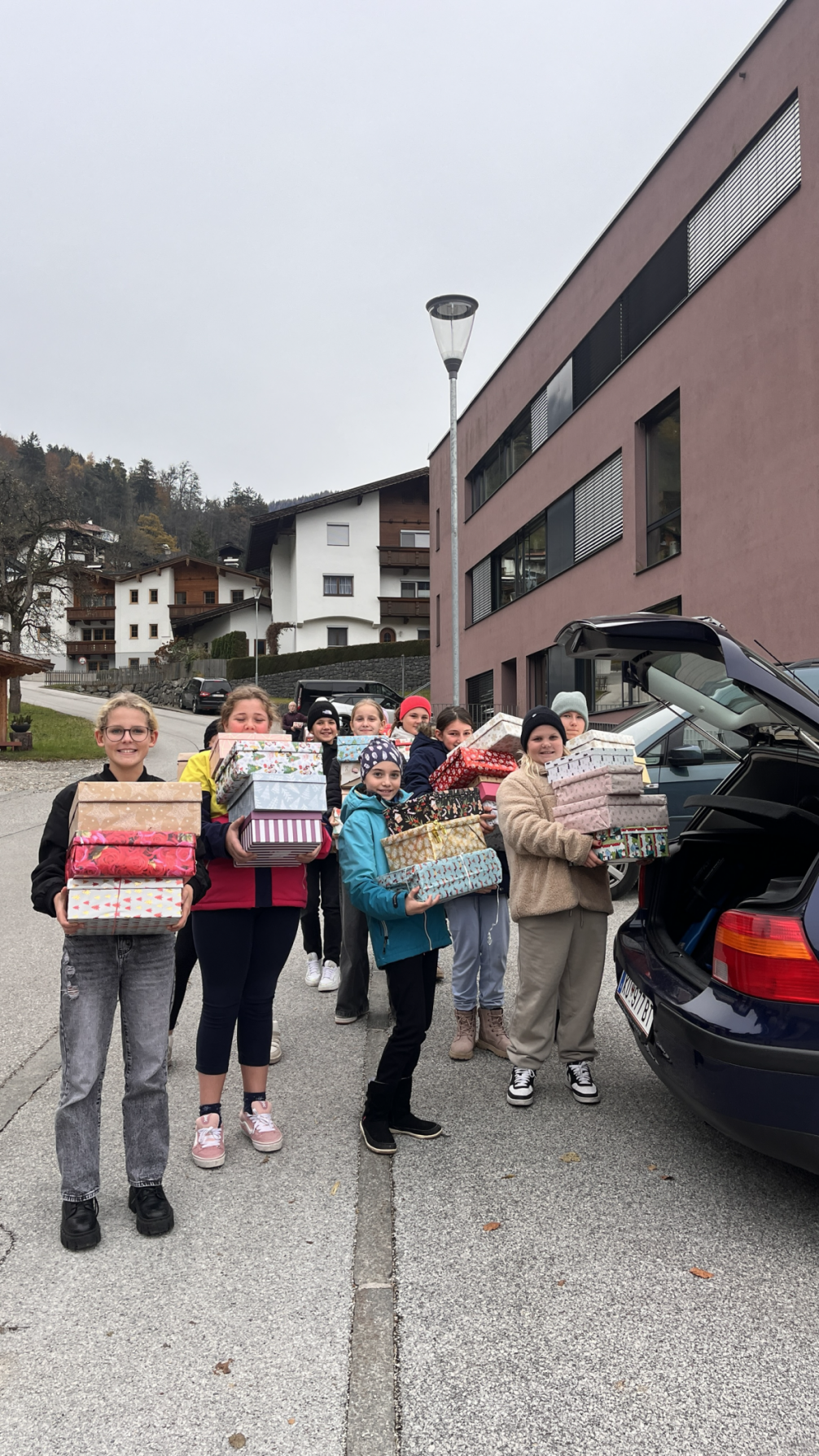 Weihnachten im Schuhkarton