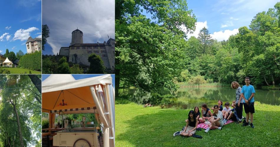 Italienisch im Park